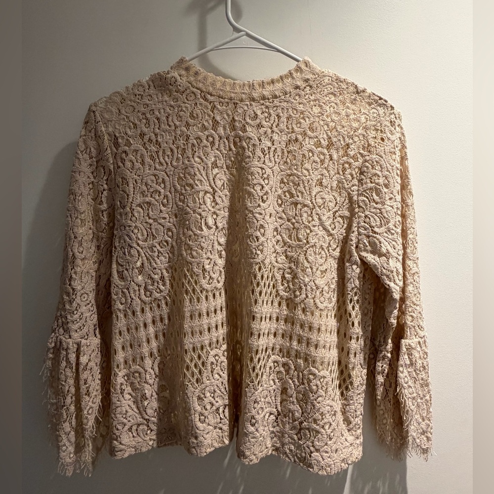 Zara Women's Lace Blouse | Small